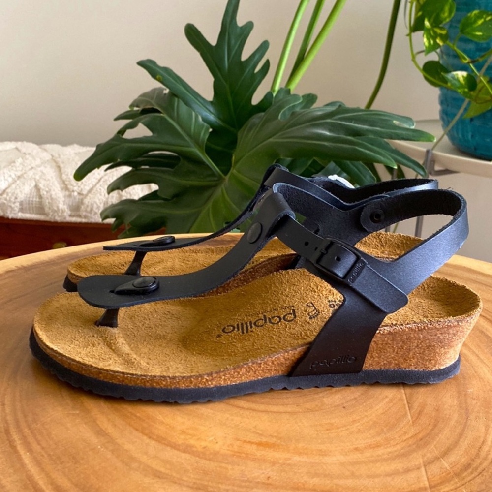 Papillio Birkenstock Black Sandals - Picture 12 of 16